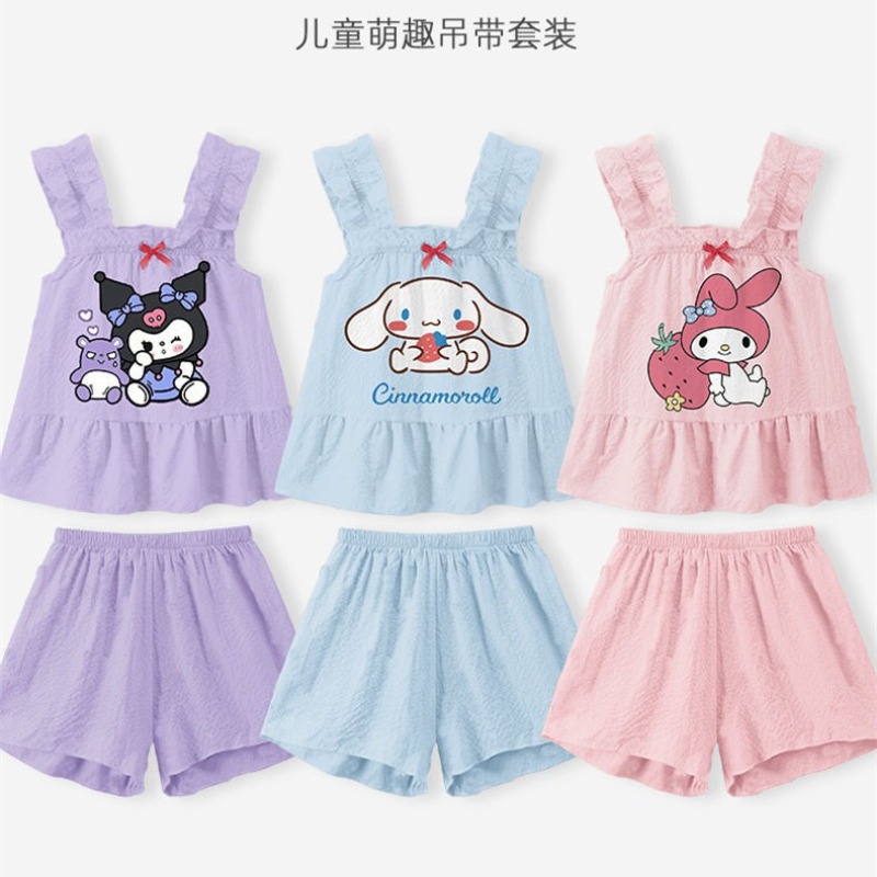 Baby Clothing Model - New Trendy Cartoon Girls Sleepwear Vest