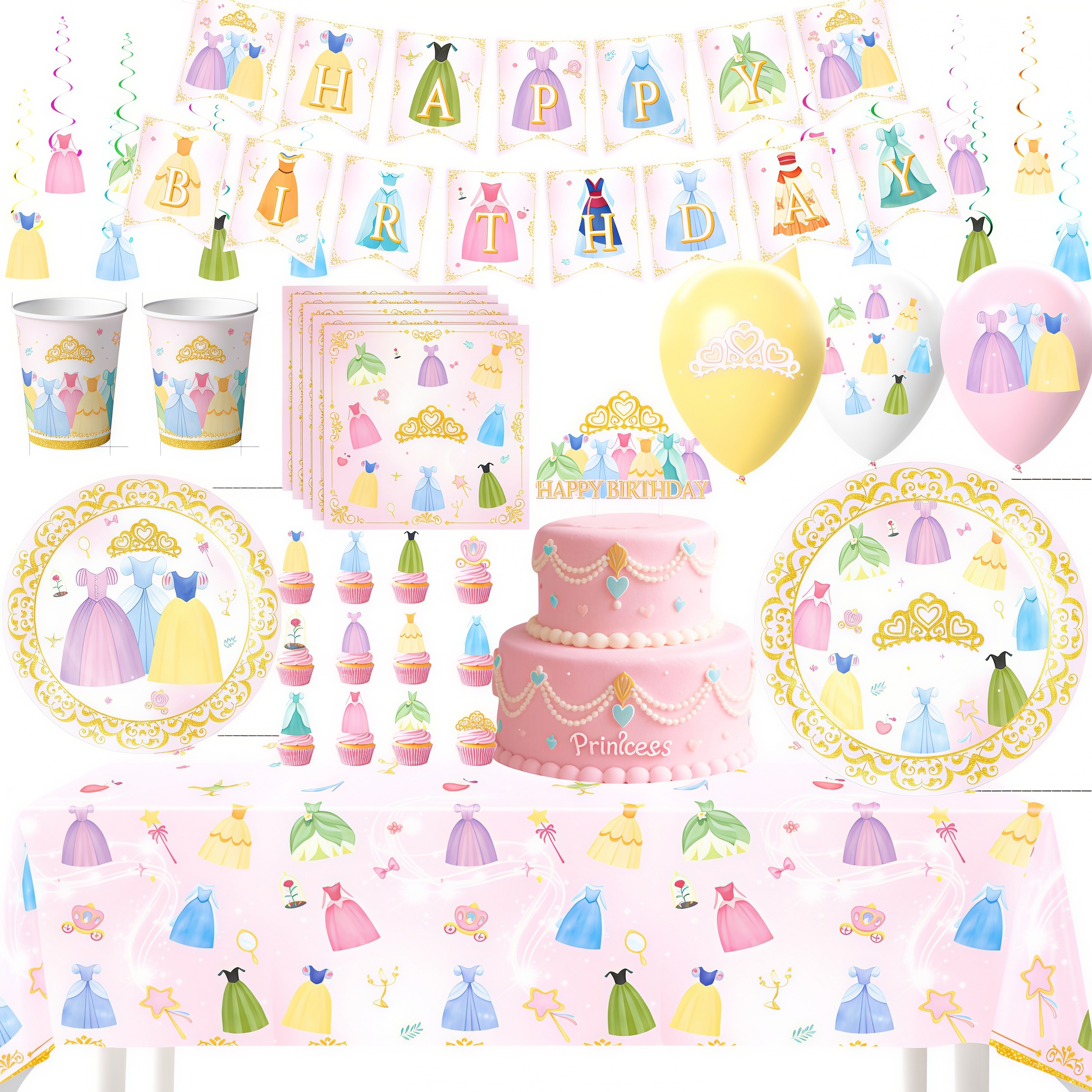 Princess Dress Girls Birthday  - Baby Xmas Clothing recensie en prijs