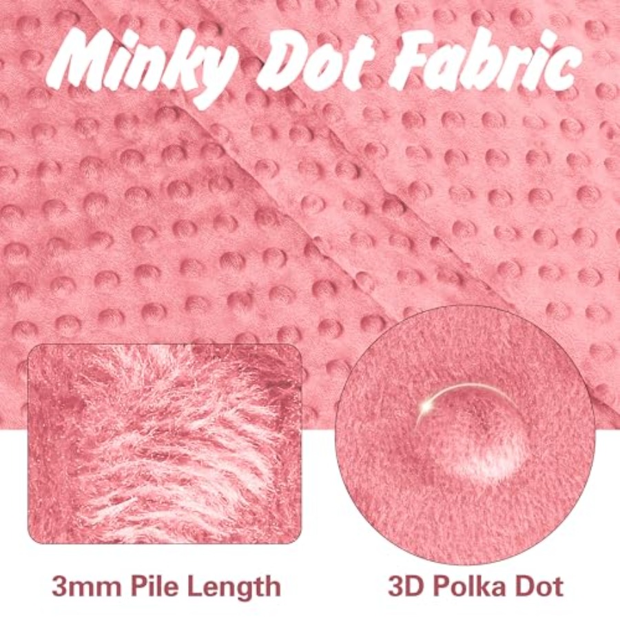 Minky Dot Fabric by The Yard x - Baby X Clothing recensie en prijs