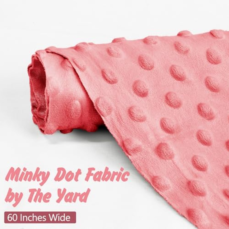 Minky Dot Fabric by The Yard x - Baby X Clothing recensie en prijs