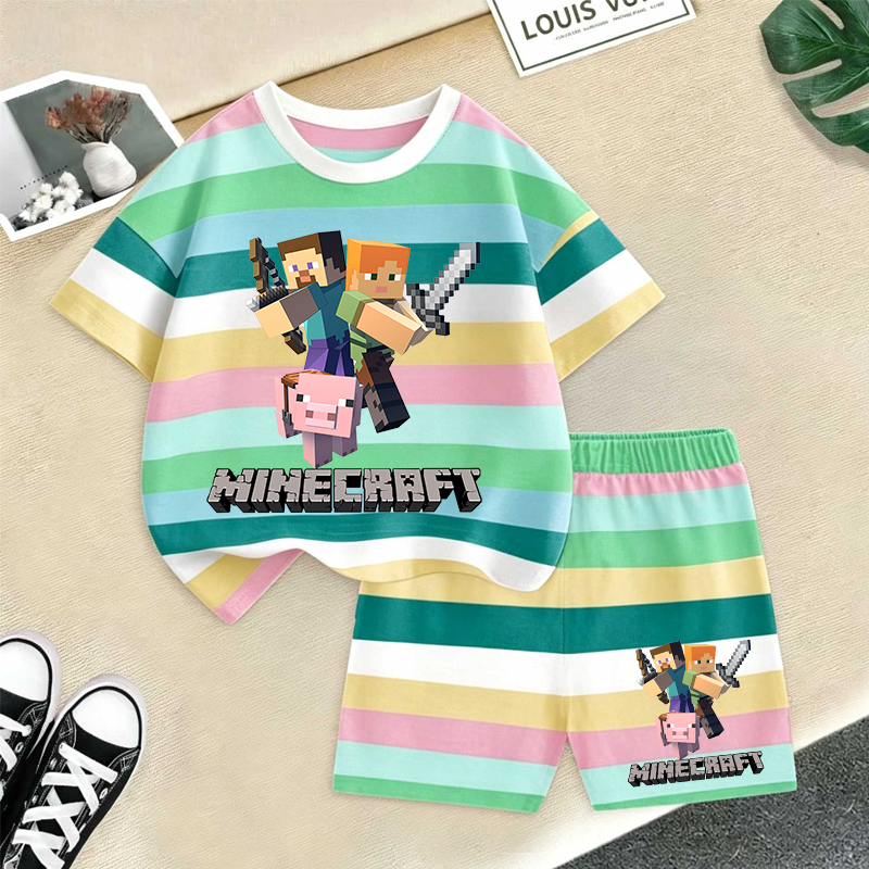 Minecrafted Girl boy Summer T  - Baby Clothing Deals recensie en prijs