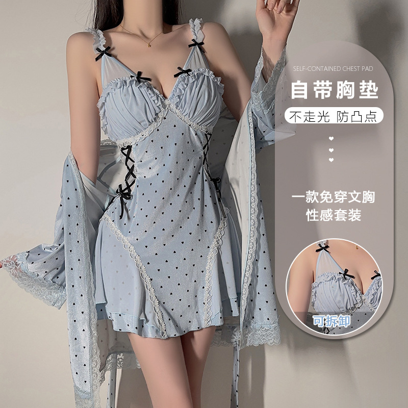 Sexy Lingerie Velvet Lace Swee - Baby Gown Nightwear recensie en prijs