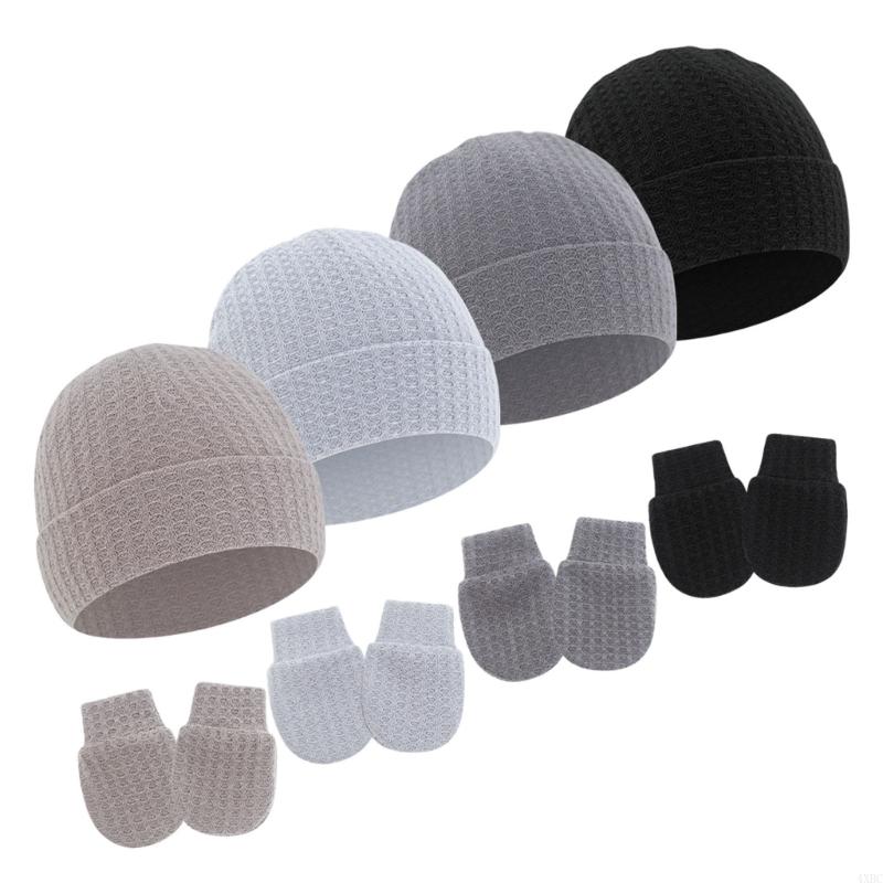 1 Set Newborns Baby Hat And Sc - Baby Mittens Scratch recensie en prijs