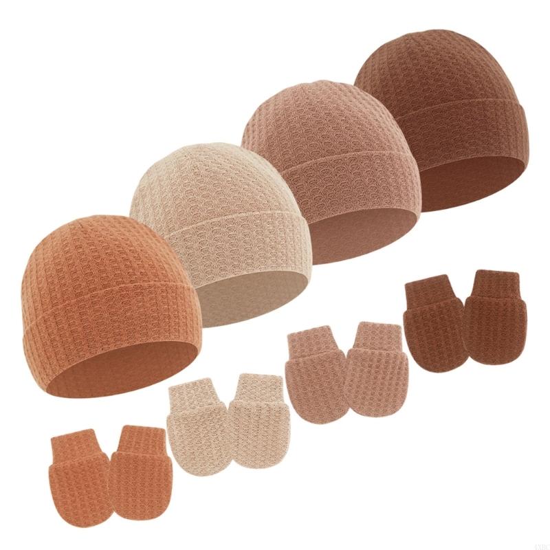 1 Set Newborns Baby Hat And Sc - Baby Mittens Scratch recensie en prijs