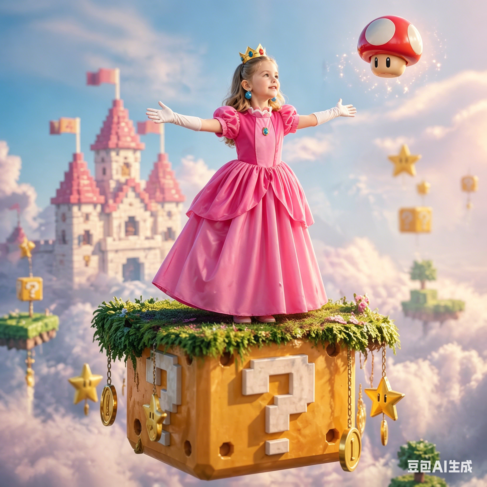 Princess Peach Style Dress Up  - Baby Clothing For Girls recensie en prijs