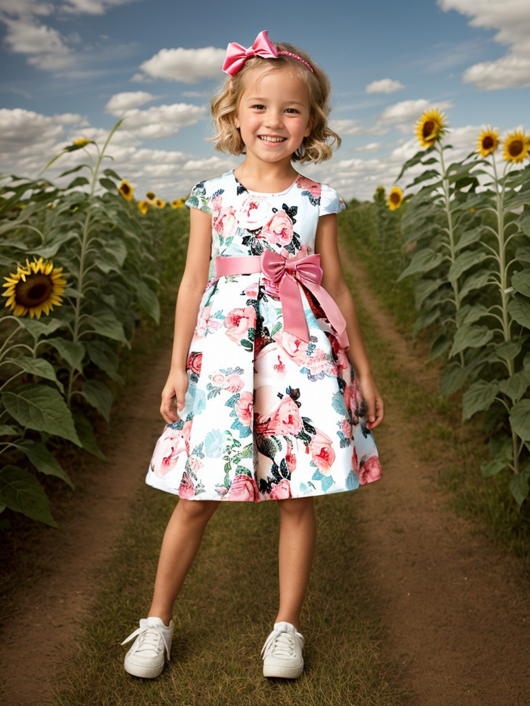 New Girls Kids Flower Elegant  - Baby Xmas Clothing recensie en prijs