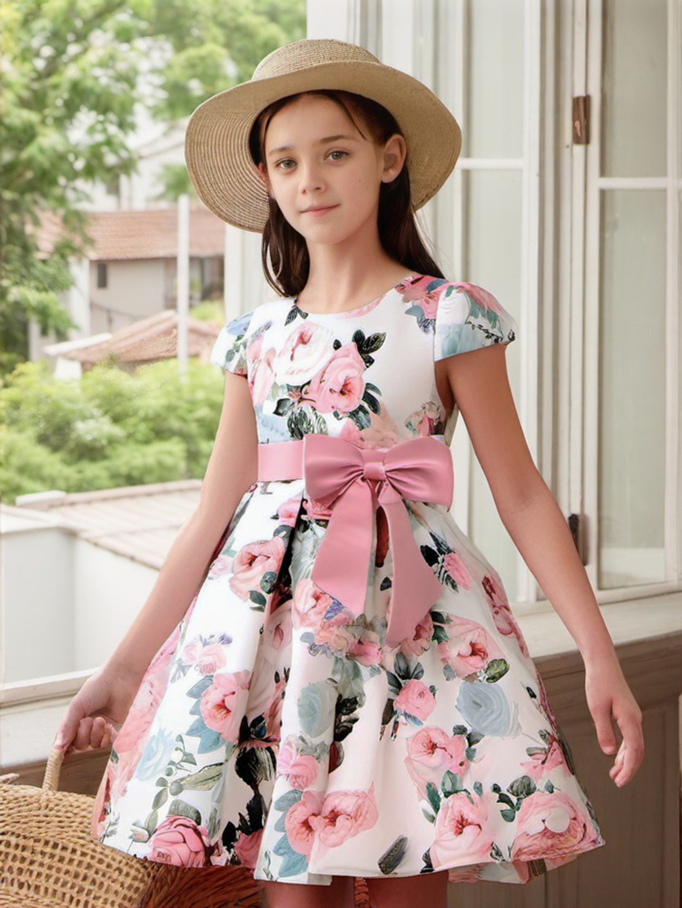 New Girls Kids Flower Elegant  - Baby Xmas Clothing recensie en prijs
