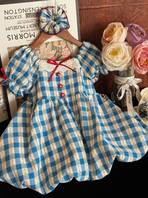 Girls Summer Plaid Dress Baby  - Baby Clothing Dresser recensie en prijs