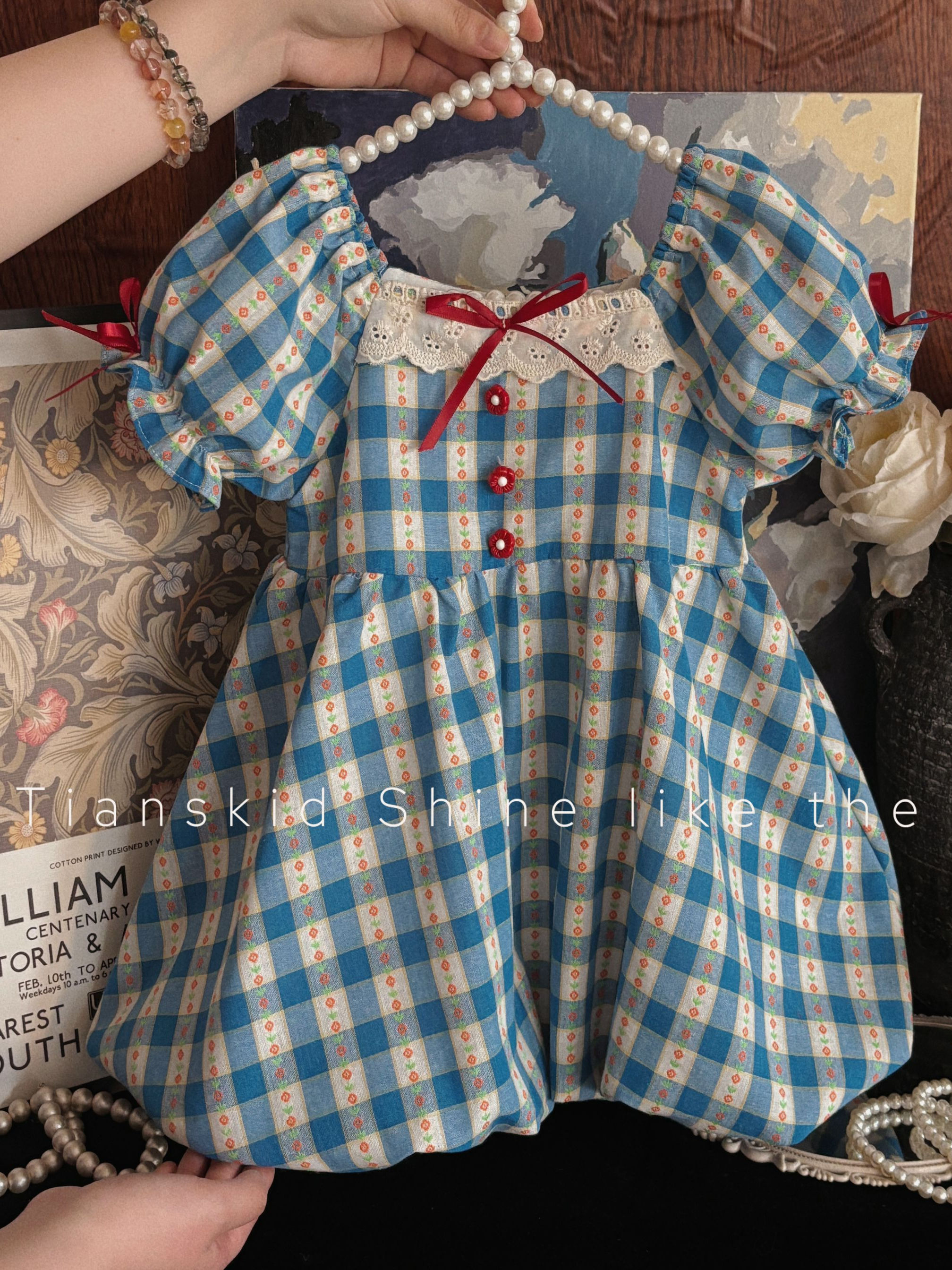 Girls Summer Plaid Dress Baby  - Baby Clothing Dresser recensie en prijs