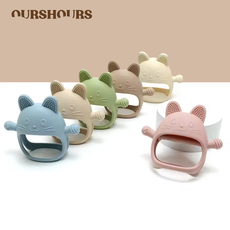 1PC Baby Silicone Teethers Glo - Baby Mittens Scratch recensie en prijs