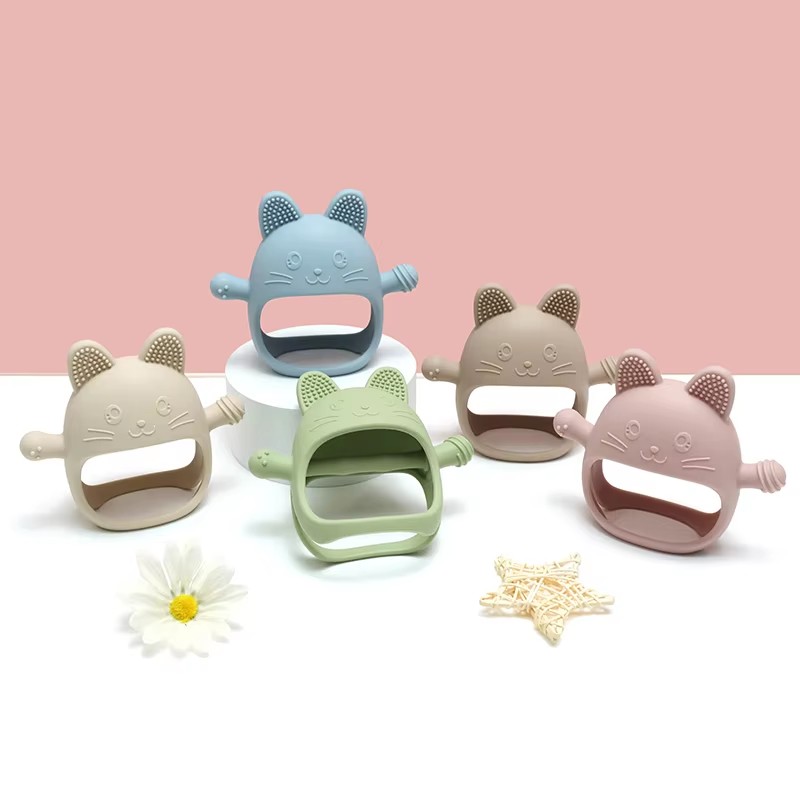 1PC Baby Silicone Teethers Glo - Baby Mittens Scratch recensie en prijs