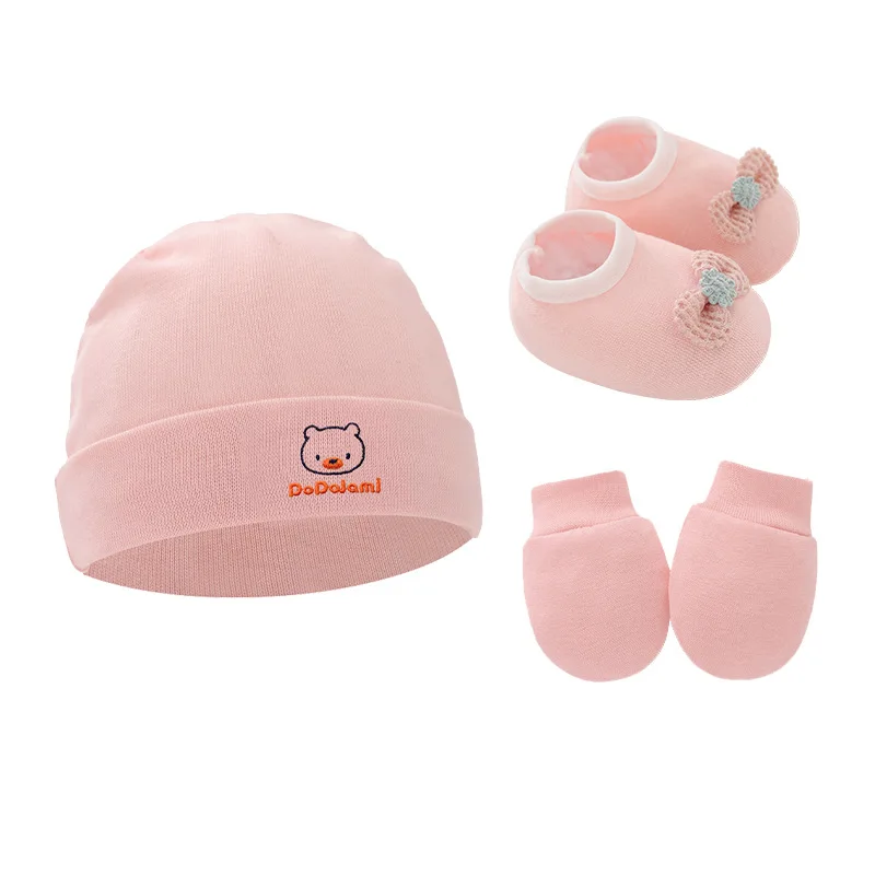 3PCS/Set Newborn Hat Gloves Sh - Baby Mittens Scratch recensie en prijs