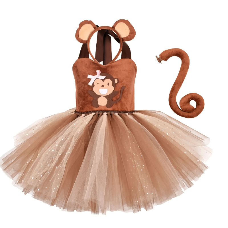 Brown Monkey Tutu Dress for Ba - Baby Clothing For Girls recensie en prijs