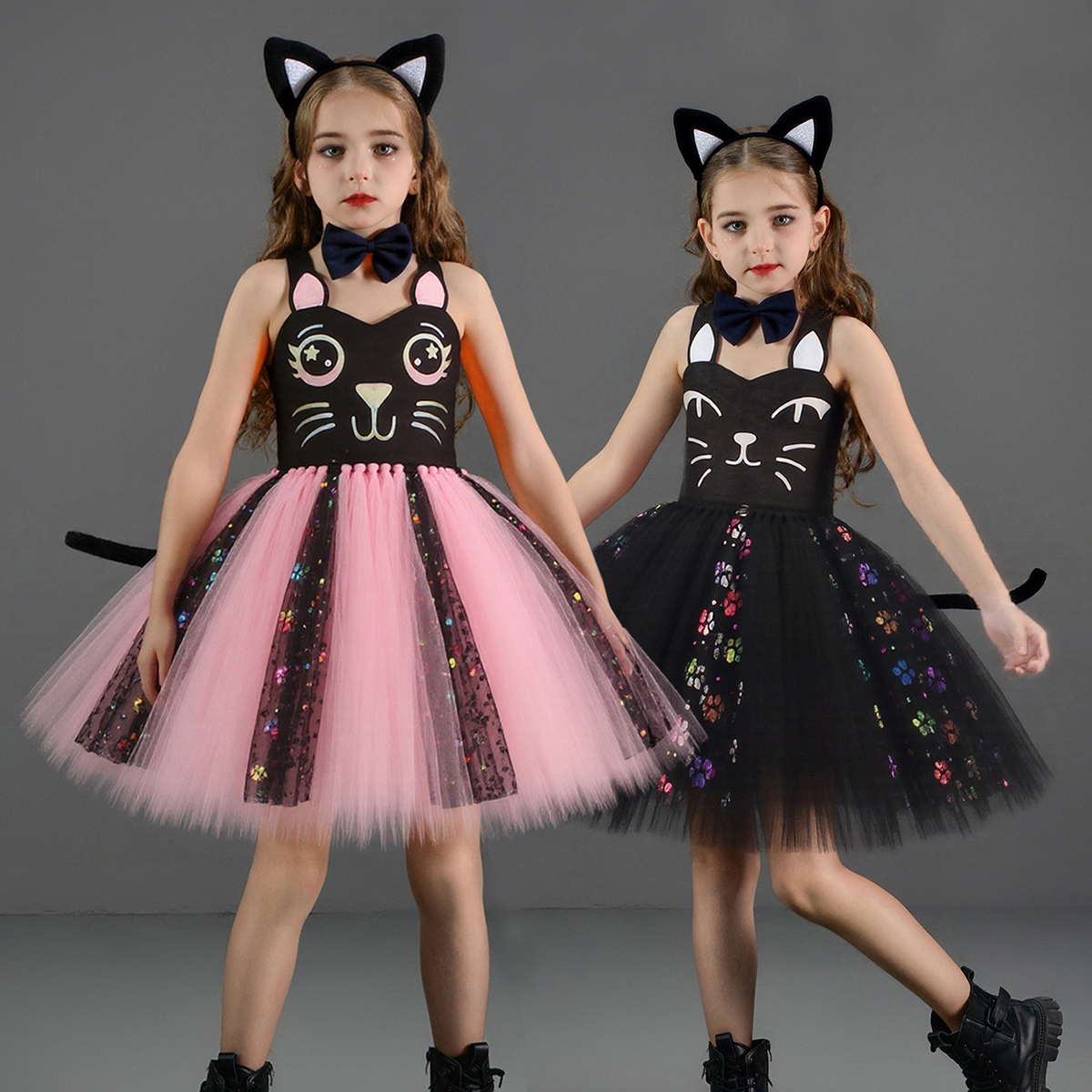 Pink Black Cat Tutu Dress for  - Baby Clothing For Girls recensie en prijs