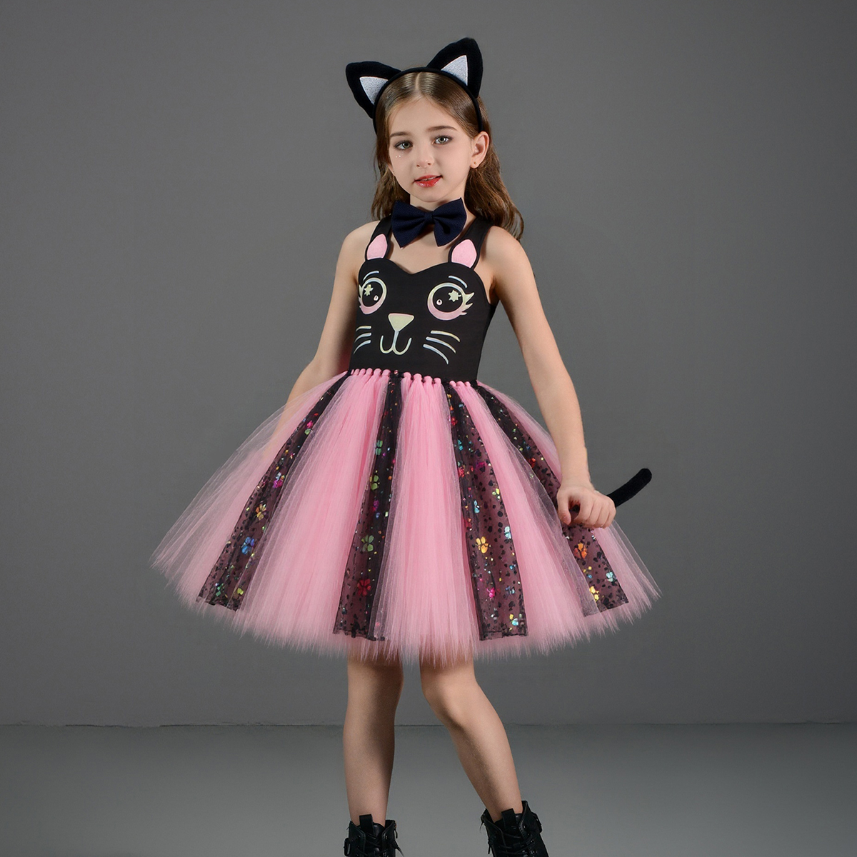 Pink Black Cat Tutu Dress for  - Baby Clothing For Girls recensie en prijs