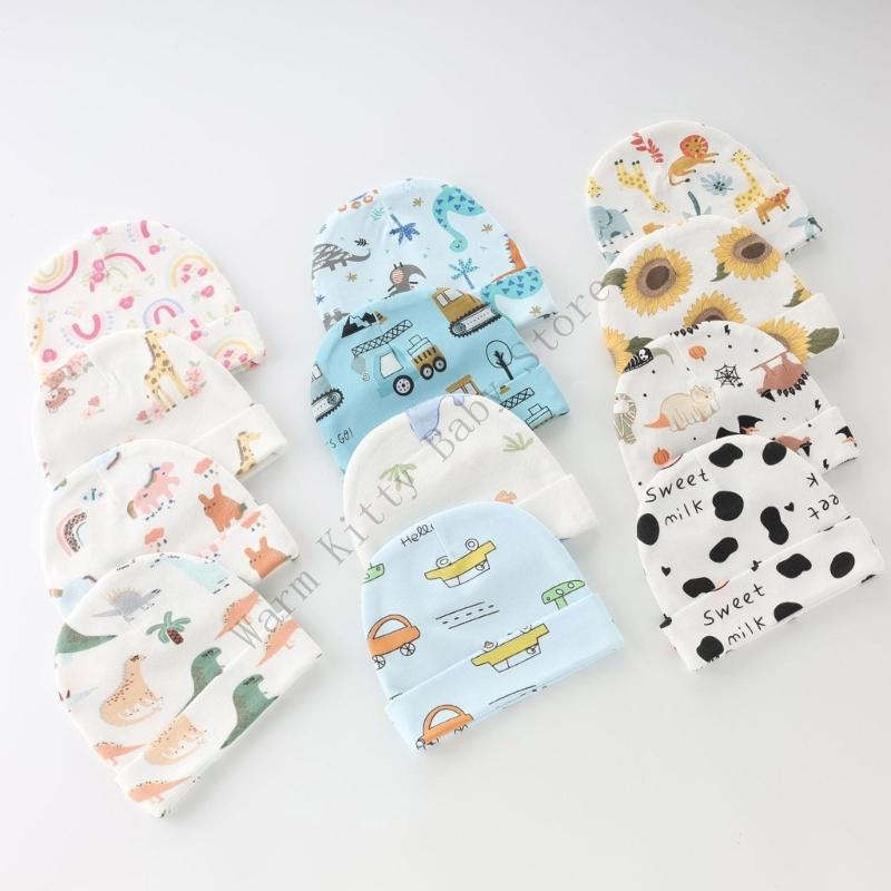 3 Sets Cute Print Soft Cotton  - Baby Mittens Scratch recensie en prijs