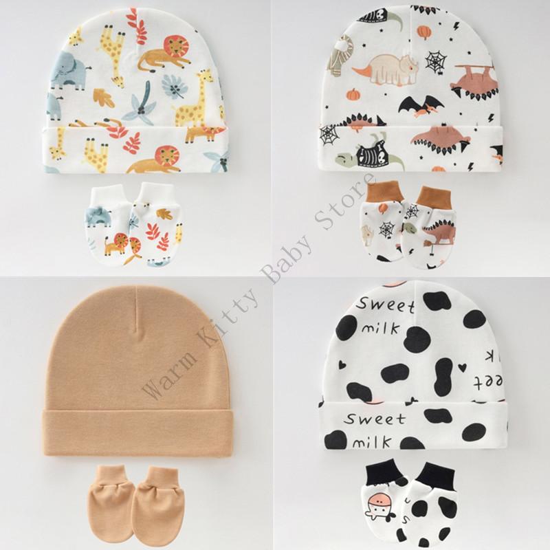 3 Sets Cute Print Soft Cotton  - Baby Mittens Scratch recensie en prijs