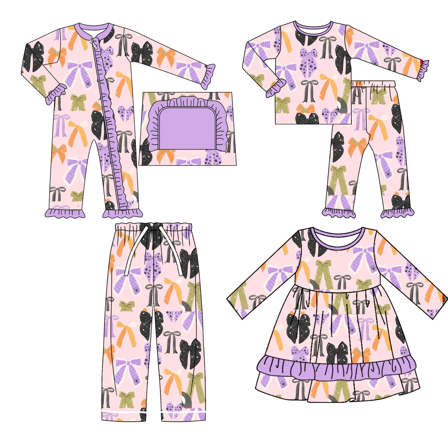 Halloween Girls Long Sleeve La - Baby X Clothing recensie en prijs