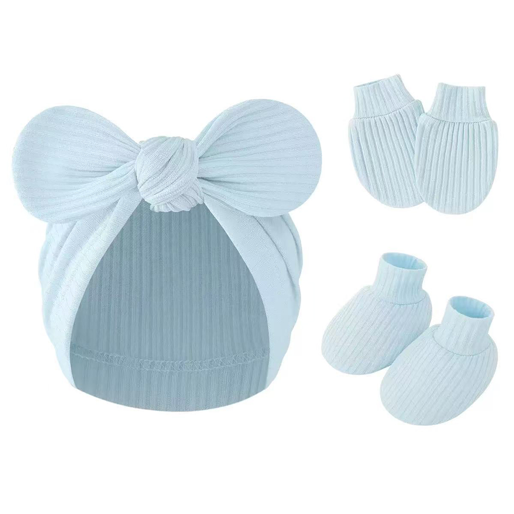 Unisex Newborn Baby Cotton Hat - Baby Mittens Scratch recensie en prijs