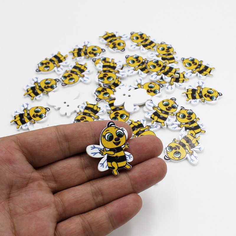 50Pcs New Mixed Cartoon button - Baby X Clothing recensie en prijs
