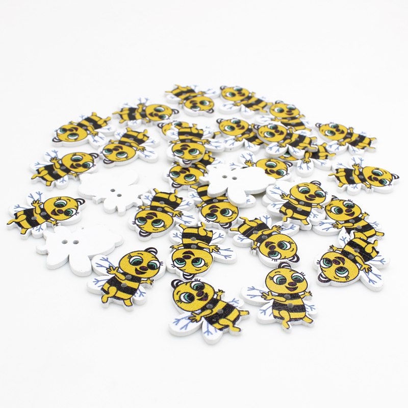 50Pcs New Mixed Cartoon button - Baby X Clothing recensie en prijs