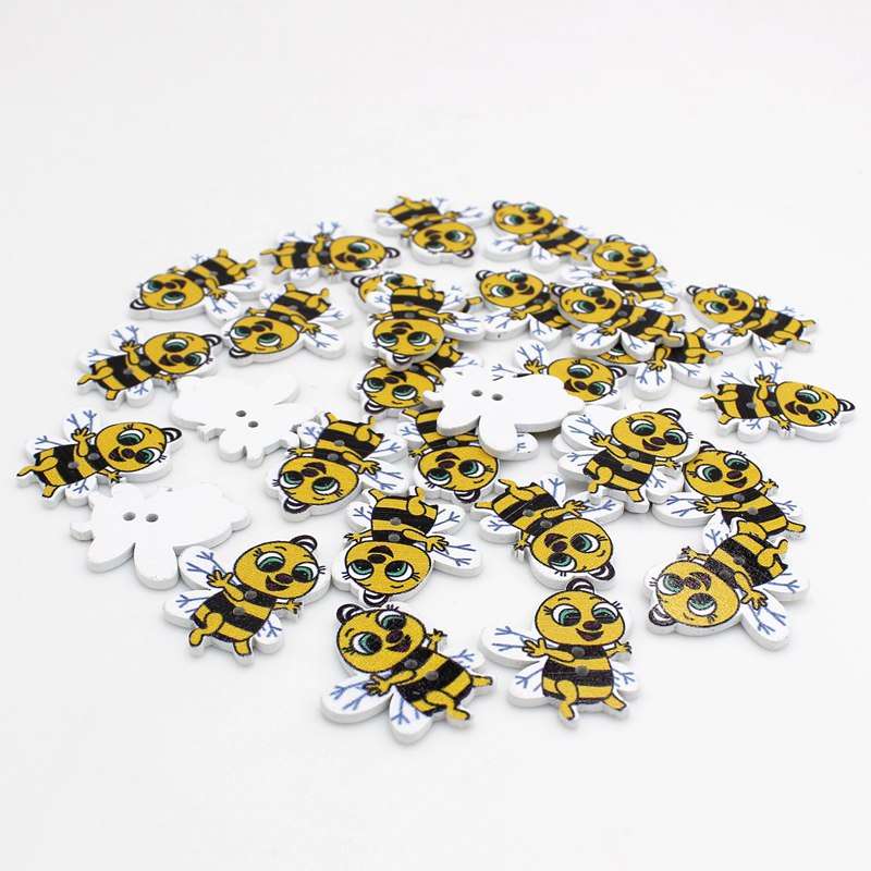 50Pcs New Mixed Cartoon button - Baby X Clothing recensie en prijs