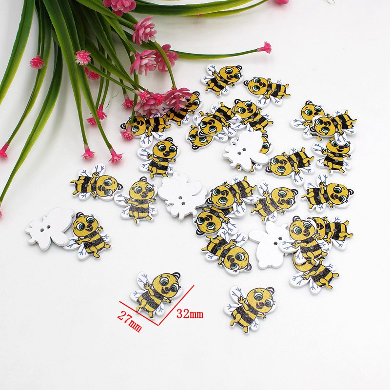 50Pcs New Mixed Cartoon button - Baby X Clothing recensie en prijs