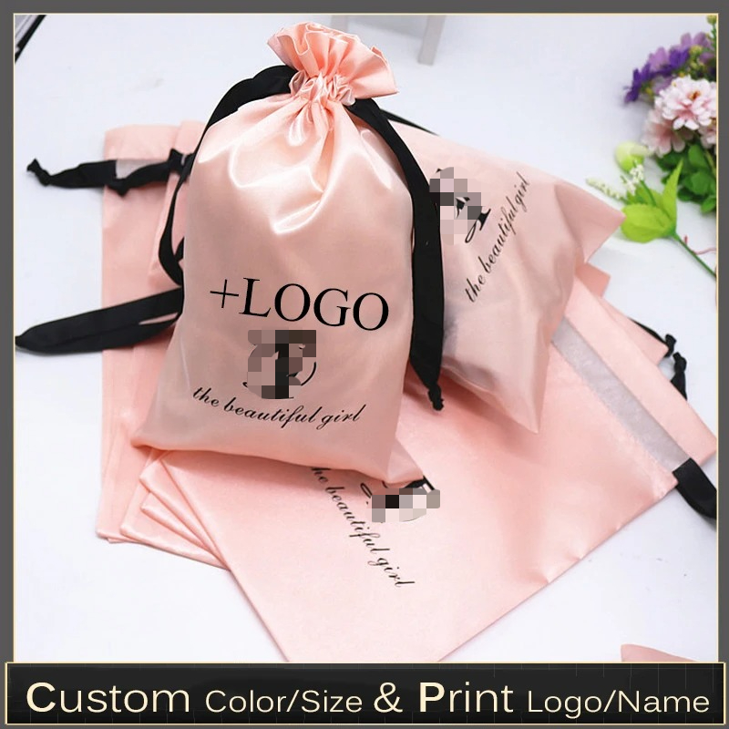 20PCS Baby Pink Silk Satin Pou - Baby Clothing Logo recensie en prijs