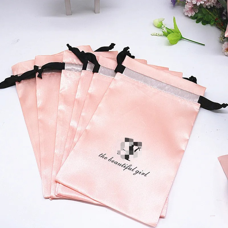 20PCS Baby Pink Silk Satin Pou - Baby Clothing Logo recensie en prijs