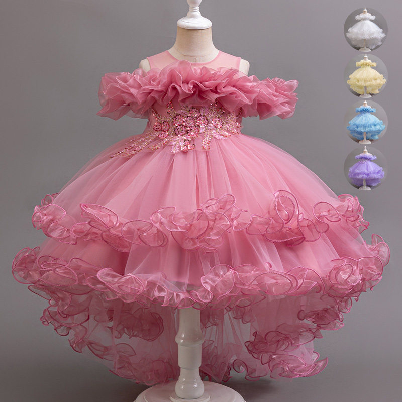 Girl Flower Princess Sequins B - Baby Clothing Dresser recensie en prijs