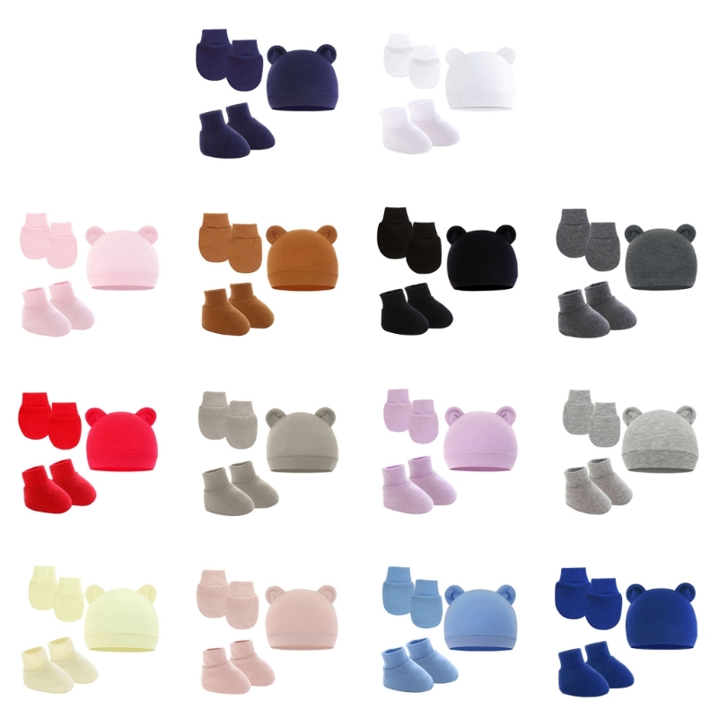 Newborn Baby Hat Sock Mittens, - Baby Mittens Scratch recensie en prijs