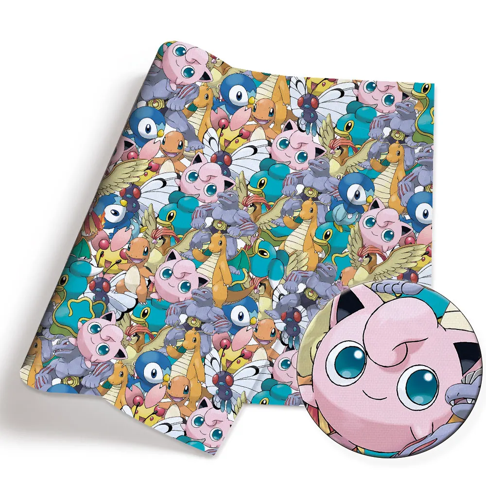 Pokemon Cartoon Fabric140*50cm - Baby Clothing Model recensie en prijs