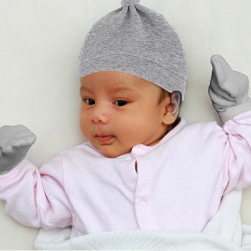 M89C 3 Set Cotton Baby Hat and - Baby Mittens Scratch recensie en prijs
