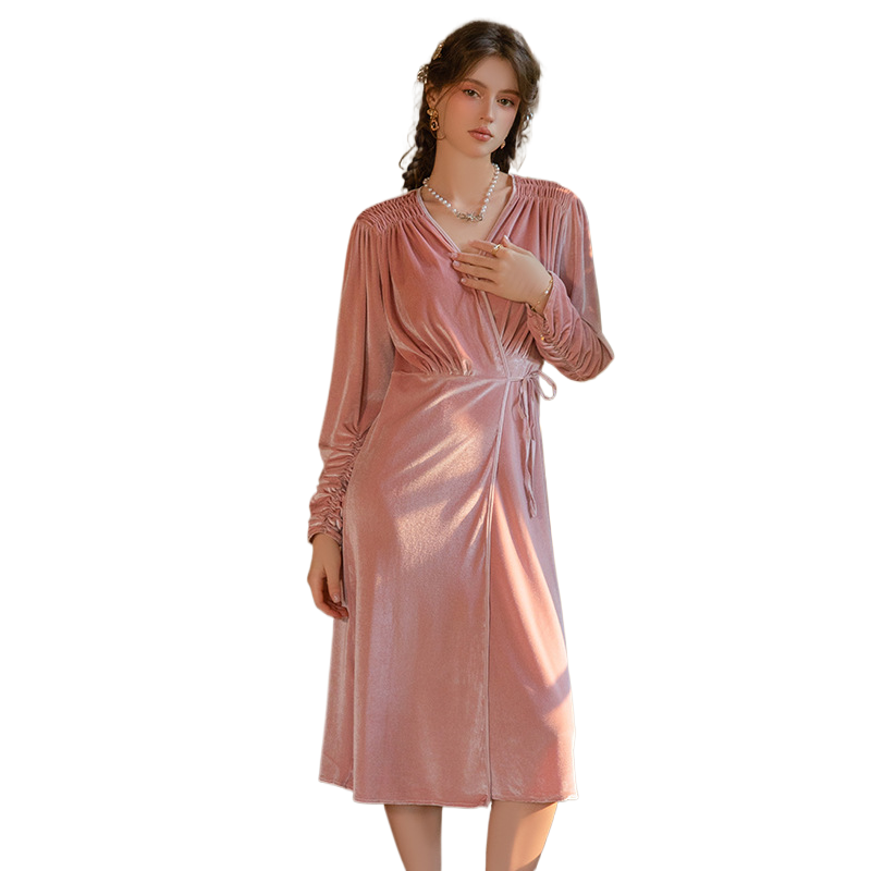 Sexy Lingerie French Velvet Ro - Baby Gown Nightwear recensie en prijs