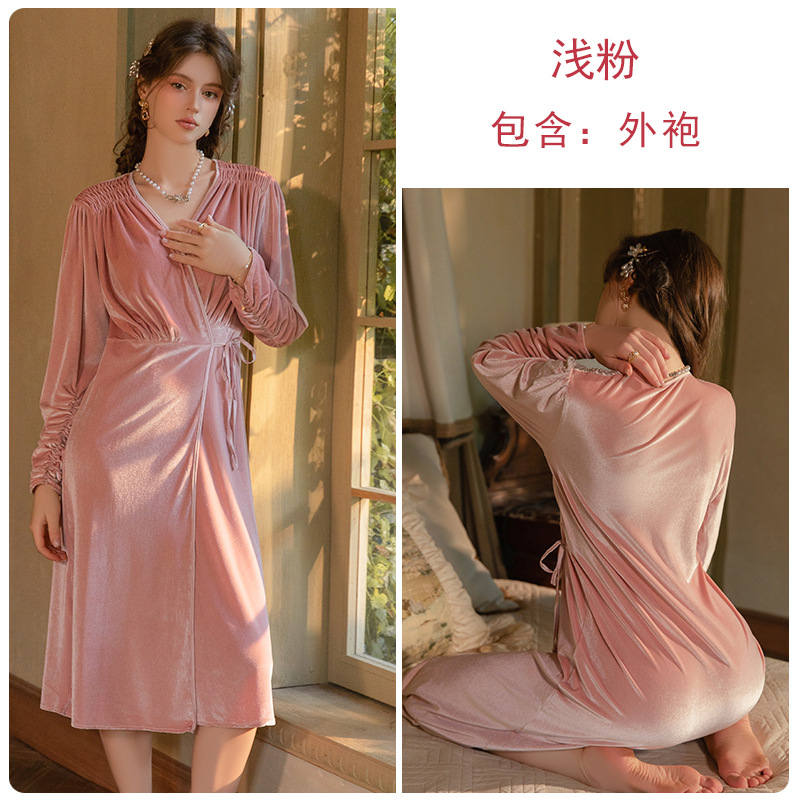 Sexy Lingerie French Velvet Ro - Baby Gown Nightwear recensie en prijs