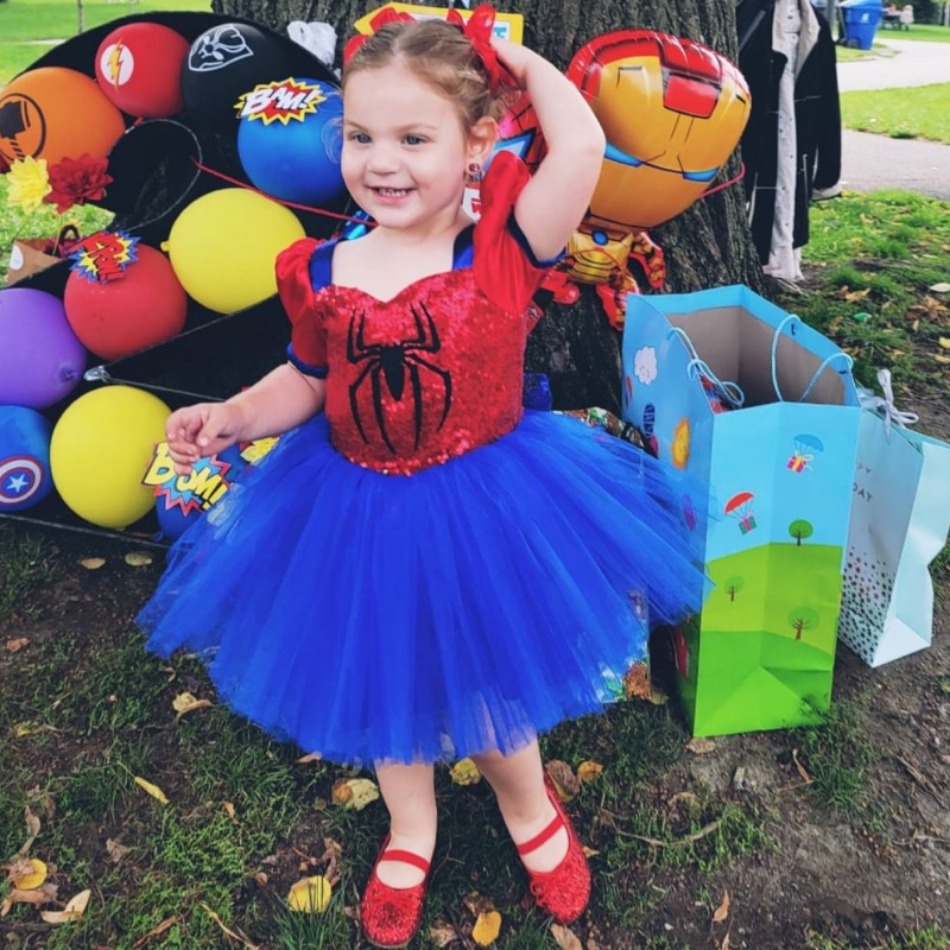 Baby Girls Spider Print Party  - Baby Clothing Dresser recensie en prijs