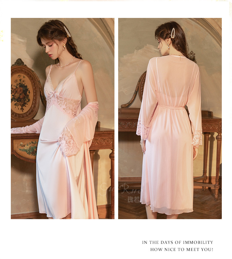Sexy Lingerie Satin Lace Deep  - Baby Gown Nightwear recensie en prijs