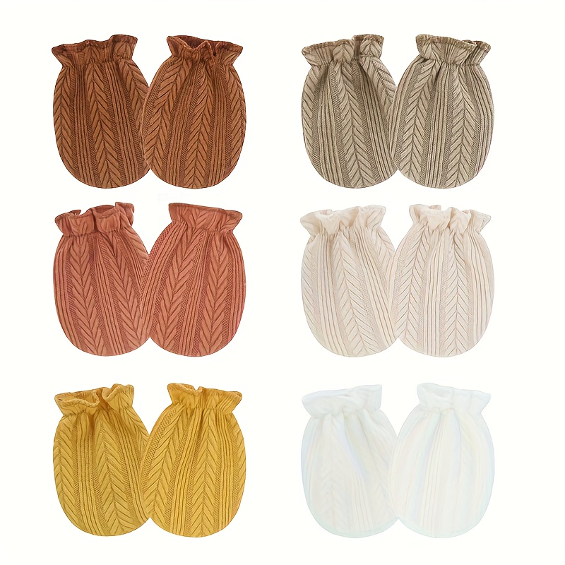 6 Pairs/lot Newborn Gloves Sol - Baby Mittens Scratch recensie en prijs