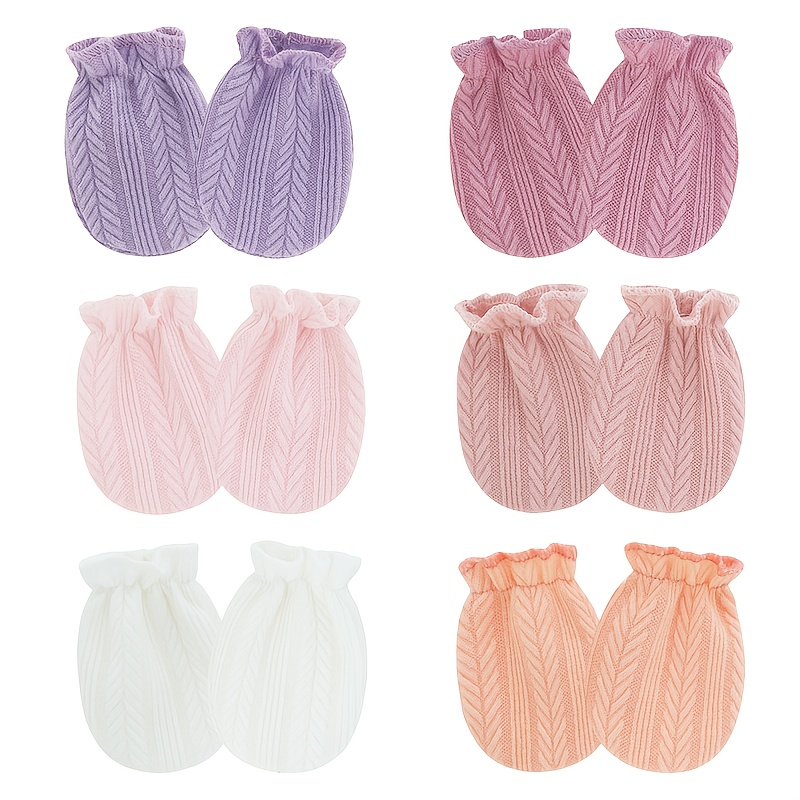 6 Pairs/lot Newborn Gloves Sol - Baby Mittens Scratch recensie en prijs