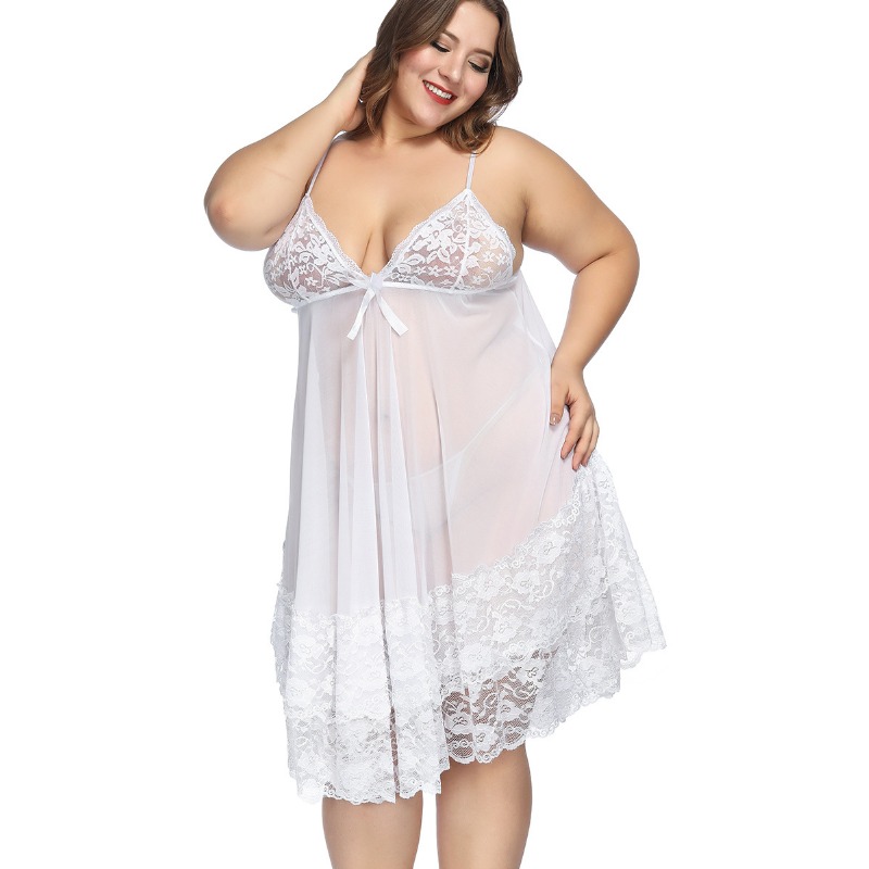 S-7XL Plus Size Sexy Strap Nig - Baby Gown Nightwear recensie en prijs